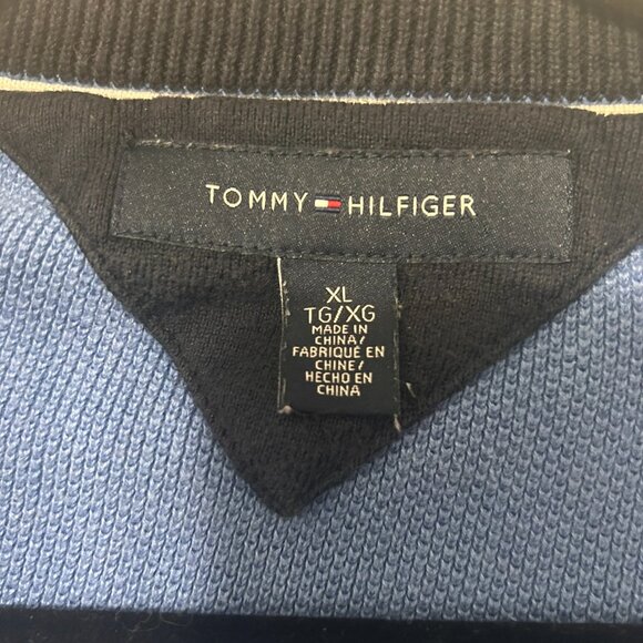 Tommy Hilfiger Men's Quarter Zip Pullover Sweater size XL - Picture 2 of 4